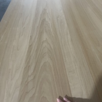 Panel Kayu Poplar Karbonisasi 3 Lapis Stabilitas Tinggi untuk Inti Pintu Lemari Dapur dan Kamar Mandi