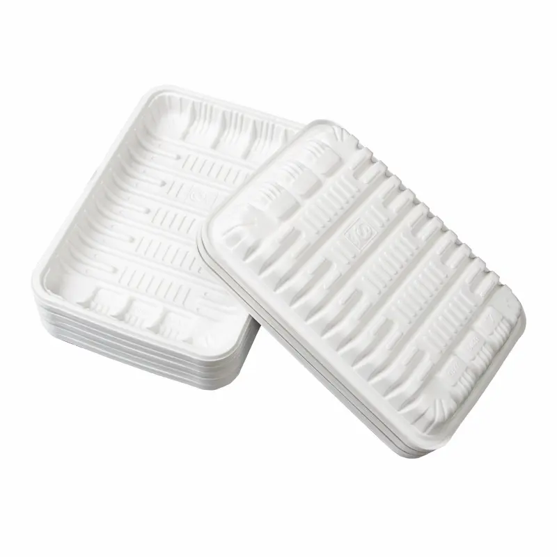 Wholesale Disposable Fresh Seafood Meat Moisture Retention Plastic Packaging Trays Food Grade PET Tray