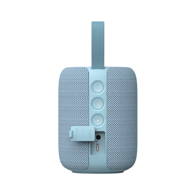 Tribit Portable Indoor Speaker StormBox Mini+ 12W Wireless Speaker 360° Surround Sound IPX7 Waterproof LED Lights 12H Playtime