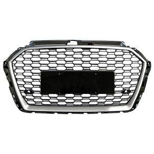 Car <span class=keywords><strong>A3</strong></span> S3 Gloss Black Honeycomb Grille Modifiée Style RS3 Carbon Fiber Front Bumper Grill pour <span class=keywords><strong>Audi</strong></span> <span class=keywords><strong>A3</strong></span> S3 8V.5 2017 2018 2019 - Product Image 3