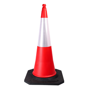 PVC robuste de 45 cm, 50 cm, 75 cm avec col réfléchissant pour la sécurité routière - Product Image 2