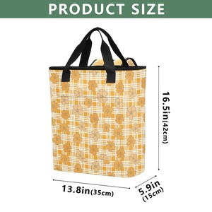 Hawaiian Puakenikeni Flower Custom Design Camping Beach Waterproof Large Polyester Insulated <b>Cooler</b> Bag <b>Backpack</b> With Logo - Product Image 3