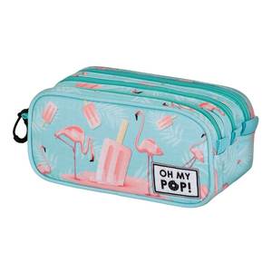 Karactermania For Oh My Pop Ice Flamingo-Trick <b>FAN</b> 2.2 Pencil <b>Case</b>, Turquoise - Product Image 1