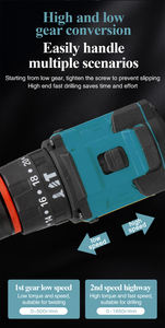 Trapano Senza Spazzole Intelligente con Tecnologia di Motore a Risparmio Energetico, Estende il Tempo Operativo per Carica. - Product Image 6