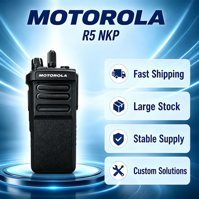 Motorola R5 NKP Business MOTOTRBO DMR Digital Walkie Talkie Two Way Radio IP67 Waterproof UHF VHF Long Range Rugged Programmable