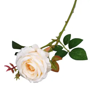 Simulated single rose European style rose beautiful and romantic wedding series themed floral materials and floral art