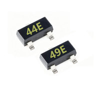 10 unidades 49E 44E SOT-23 Interruptor de sensor de efecto Hall Elemento Hall SOT23 SS49E S49E A3144E SOT AH49E HAL3144 Alta sensibilidad En stock