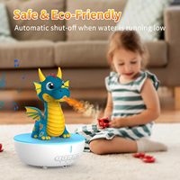 Humidificateur aromathérapeutique Dragon, diffuseur d'huiles essentielles 200 ml avec télécommande et minuterie, machine à bruit blanc avec 10 sons apaisants