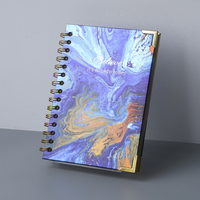 Carnet de notes à spirale écologique personnalisé avec logo, couverture en papier imprimé sur mesure, 80 feuilles, couleur personnalisée, UV