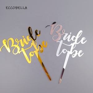 Sposa <span class=keywords><strong>per</strong></span> essere acrilico Cake <span class=keywords><strong>Topper</strong></span> <span class=keywords><strong>per</strong></span> la doccia nuziale e la festa di nozze fornisce <span class=keywords><strong>torta</strong></span> accessori forma numeri - Product Image 3