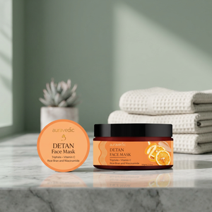 Mascarilla Facial Detan con Vitamina C y Ácido Hialurónico, Crema en Lámina con Péptidos Herbales, Blanqueadora, Iluminadora, Reafirmante, Antiarrugas, 100g, Para Todo Tipo de Piel - Product Image 2
