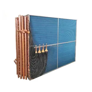 Manufacture Of Heat Exchanger Refrigeration Water Plate Copper Tube Fin Aluminum Condenser Evaporator