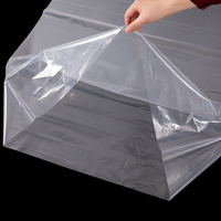 Vente en gros Sac en plastique transparent de haute qualité avec logo imprimé personnalisé Sacs PE