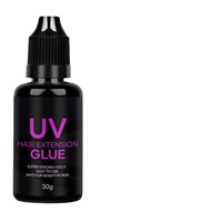 Colle pour perruques de style européen et américain, dissolvant de résine UV, colle invisible pour greffe, colle pour extensions capillaires transfrontalière