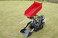ANT BY800 Kompaktlader Raupendumper Mini-Transporter für Landwirtschaft und Garten Mini-Schubkarrenlader mit Honda-Motor und SAUER-DANFOSS-Lagern