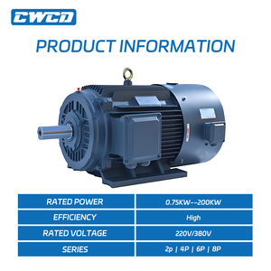 7.5KW 220V 50/60Hz ba pha AC servo biến tần số động cơ với hộp số, Phạm vi tốc độ rộng mô-men xoắn không đổi, buộc làm mát - Product Image 2