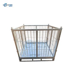 כלובי הקפאה מרשת פלדה, כלוב בטיחות למלגזה עם ציפוי מגולוון בחום, קיבולת 500-1500 ק\\\"ג - Product Image 4