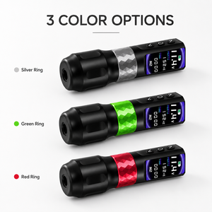 Máquina de Tatuaje Inalámbrica Profesional de 2000mAh con Pantalla OLED, Motor sin Escobillas y Función de Temporizador para Delineado, Sombreado y Arte Corporal - Product Image 2