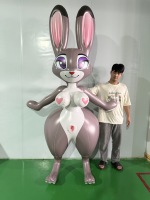 Poupée gonflable sexy en fourrure, style anthro, avec SPH et personnage de dessin animé, modèle Judy Hopps, NSFW, à vendre