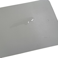 OEM Service Blanc Cuir Liège Tapis De Souris Gris Foncé Pour Une Utilisation De Bureau