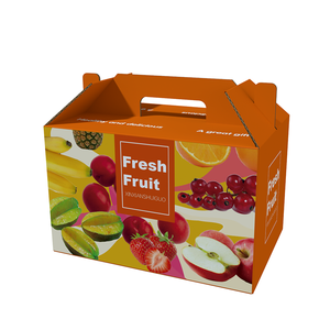 Custom Cheap Corrugated Packaging Cardboard Box For Fruits And Vegetables