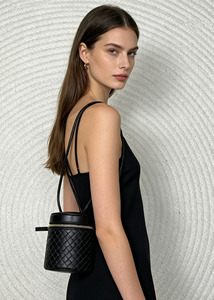 Durable Genuine Leather Women Crossbody <b>Tote</b> <b>Bag</b> Daily Casual Use Stylish Handled Woven Small Bucket Factory Direct Price - Product Image 2