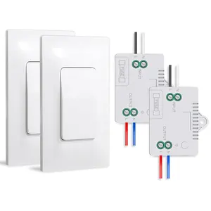 Self-Powered No Battery Required Wireless Light Switch And Receiver Kit Wireless Kinetic Energy Switch RF433 Receiver