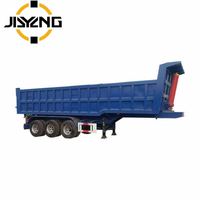 Semirremolque Volquete de 30 Toneladas, 3 Ejes, con Elevación Frontal, Semirremolques Volquete Hidráulicos para Minería en Venta