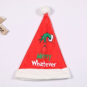 Hot Selling Grinch Cartoon Anime Christmas Hat Festive Gift Decoration Adults and Kids for Parties - Product Image 2