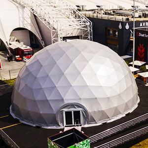 Tenda a cupola Shperecal da 18m con struttura in acciaio zincato Q235 per acquario - Product Image 6