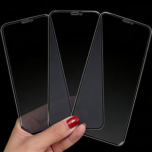 Vidrio templado antiespía para iPhone XS Max 11 Pro Max 12 Pro Max 13 Pro Max sin burbujas, venta al por mayor de fábrica, logotipo personalizado - Product Image 1