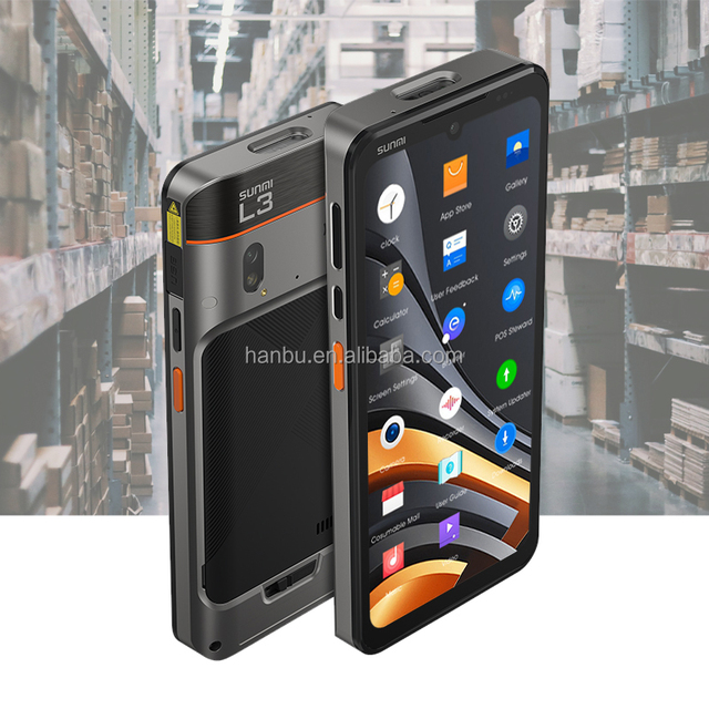 Customized Sunmi L3 Handheld Touchscreen RFID PDA Professional Waterproof Warehouse Inventory Device Scanner Rugged Pda