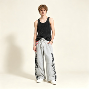 <b>Men</b> Casual <b>Jogger</b> Pants <b>Loose</b> Fit Sweatpants Elastic Waist Gradient Leggings Custom Streetwear - Product Image 3
