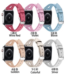 Yida-Correa de reloj inteligente de cuero genuino para <span class=keywords><strong>apple</strong></span> iwatch, 8, 7, 6, <span class=keywords><strong>5</strong></span>, 4, 3, 2, 1 SE - Product Image 3