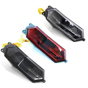 Motocicleta integrada LED lámpara de freno de la cola de la luz de señal de vuelta de las luces para YAMAHA YZF R1 YZFR1 YZF-R6 YZFR6 R6 2017-2021 luz trasera