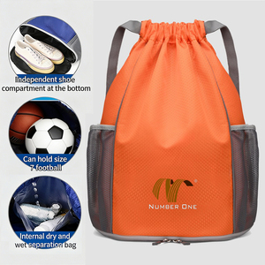 Personalized Travel Duffle Fitness <strong>Training</strong> Gym Bag Drawstring Sports <strong>Backpack</strong> - Product Image 4