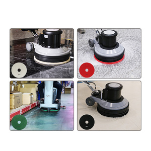 Leichte 20-Zoll Rote Bodenreinigungspads für Terrazzo Granit Beton Fliesen Epoxid Vinylböden Reinigungsgeräte - Product Image 5