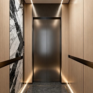 Ascenseur résidentiel intérieur fabriqué en Chine, ascenseur pour maison et bureau avec cabine en acier inoxydable et mouvement silencieux - Product Image 5