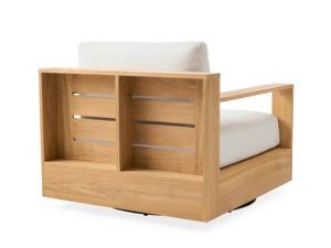 Muebles personalizados de alta gama sofá giratorio minimalismo patio Uso de teca maciza muebles de exterior <span class=keywords><strong>granada</strong></span> - Product Image 4