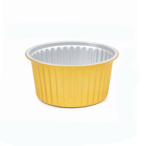 Smoothwall lá container khay Vàng nướng bánh mì Loaf <span class=keywords><strong>Pan</strong></span> tin lá nhôm với nắp nhôm lá bao bì thực phẩm - Product Image 4