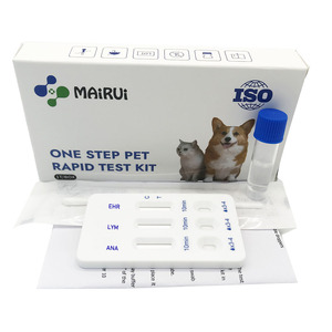 EHR YLM ANA GIA CPV CCV Canine <span class=keywords><strong>Test</strong></span> Rapide Giardia Ehrlich Kits de <span class=keywords><strong>Test</strong></span> d'Anaplasmose pour Chiens - Product Image 1