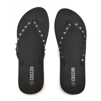 Tongs pour femme personnalisables avec logo, tendance mode, lumineuses, légères, avec sangle, semelle EVA, pour extérieur, intérieur, plage et maison