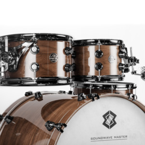 Batteria Glory Sound in Noce Nero ad Alte Prestazioni Personalizzabile con Pelli Mesh Professionali per Batteristi Esperti Prodotta in Cina - Product Image 3