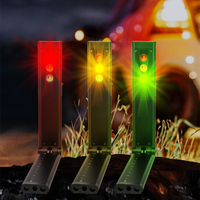 Lámpara de Trabajo Magnética de Aluminio RGB Recargable, Regla, Bolígrafo LED Multifuncional con Herramientas Integradas, Linterna Impermeable, Portátil para Oficina