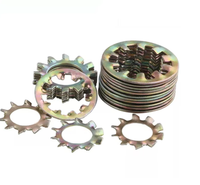 Stainless Steel/Carbon Steel Heavy Duty Lock Washers DIN 6797 Fasteners Black/Zinc/Plain Finish OEM Service Customized Sizes