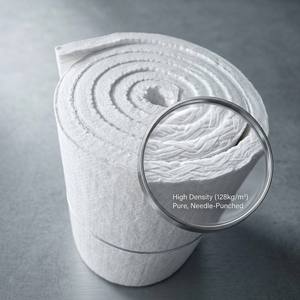 Tapis en fibre céramique haute température personnalisable |   <span class=keywords><strong>Isolation</strong></span> ignifuge pour tuyaux et équipements <span class=keywords><strong>de</strong></span> classe A - Product Image 3