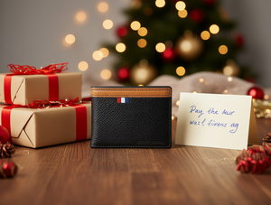 Portafoglio da Uomo in Pelle Moderno Senza Fogli Staccabili Set Regalo MHT 180317 - Product Image 2