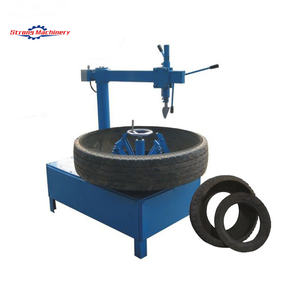 Strong <b>Machine</b> ST-D Double Side Tire <b>Recycling</b> Cutting <b>Machine</b> 3 Cut Scrap Tyres <b>Rubber</b> Cutting 380V Easy to Operate - Product Image 1