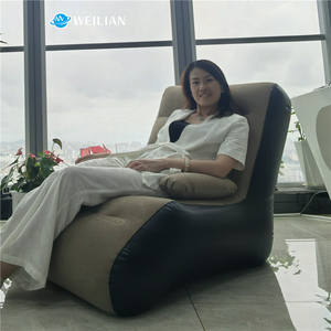 Canapé-<span class=keywords><strong>Lit</strong></span> Pliant Moderne S, Fauteuil Gonflable avec Pompe, <span class=keywords><strong>Lit</strong></span> <span class=keywords><strong>de</strong></span> Repos, Meuble Extérieur Gonflable pour Jardin, Chaises pour Films - Product Image 4