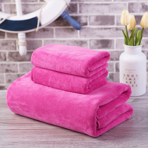 Promotion en gros <span class=keywords><strong>de</strong></span> haute qualité 35*75cm 70*140cm serviette <span class=keywords><strong>de</strong></span> <span class=keywords><strong>bain</strong></span> en tissu microfibre serviettes d'hôtel taille et Logo personnalisés - Product Image 4